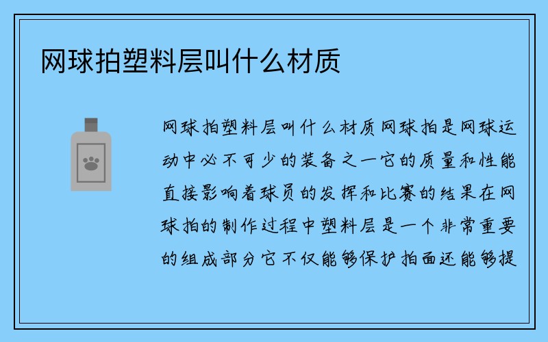 网球拍塑料层叫什么材质